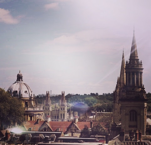 The view from Carfax Tower A Day in Oxford