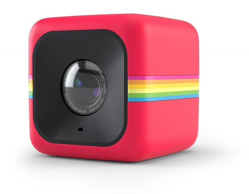 Polaroid Cube+ 1440p Mini Lifestyle Action Camera with Wi-Fi & Image Stabilization (Red)  