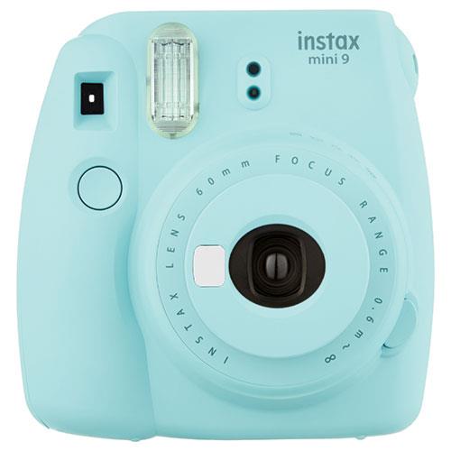 Instax Mini 9 Instant Camera in Ice Blue with 10 Shots