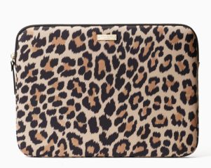 13" leopard laptop sleeve