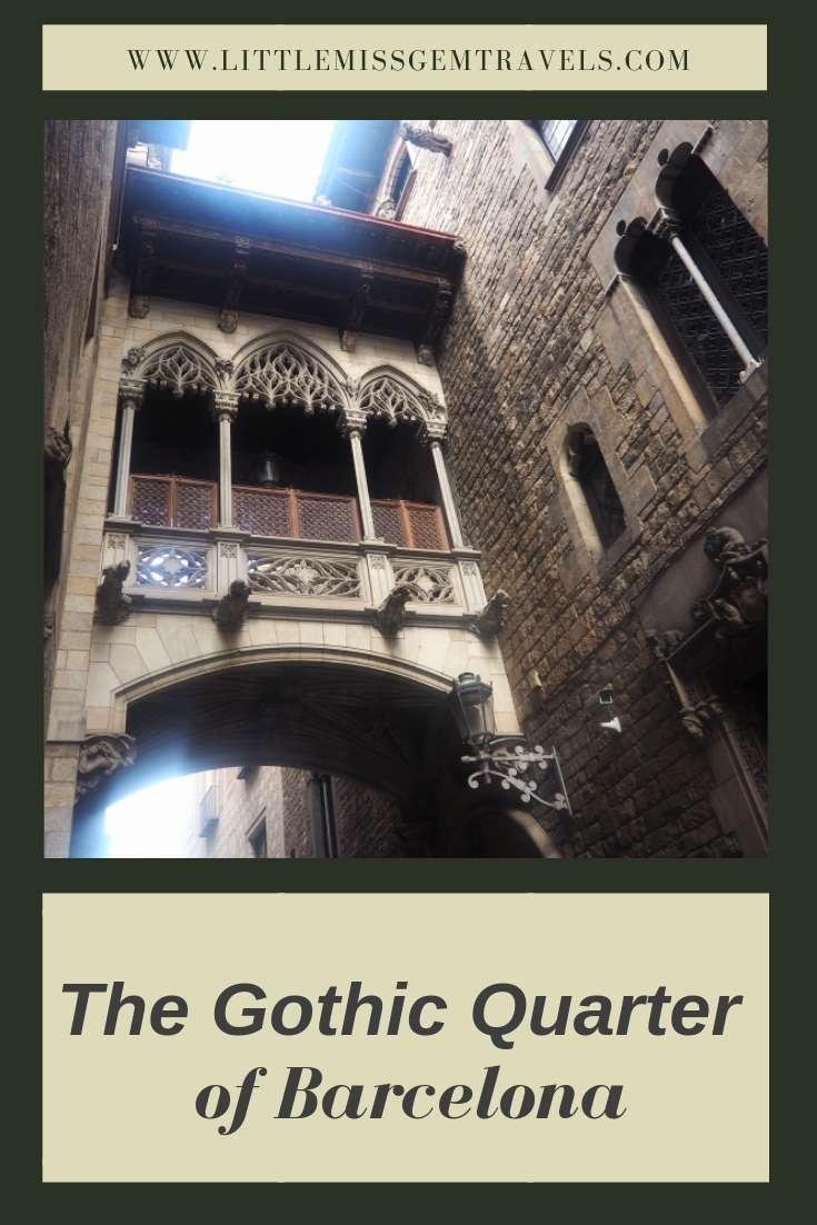 the gothic quarter of Barcelona