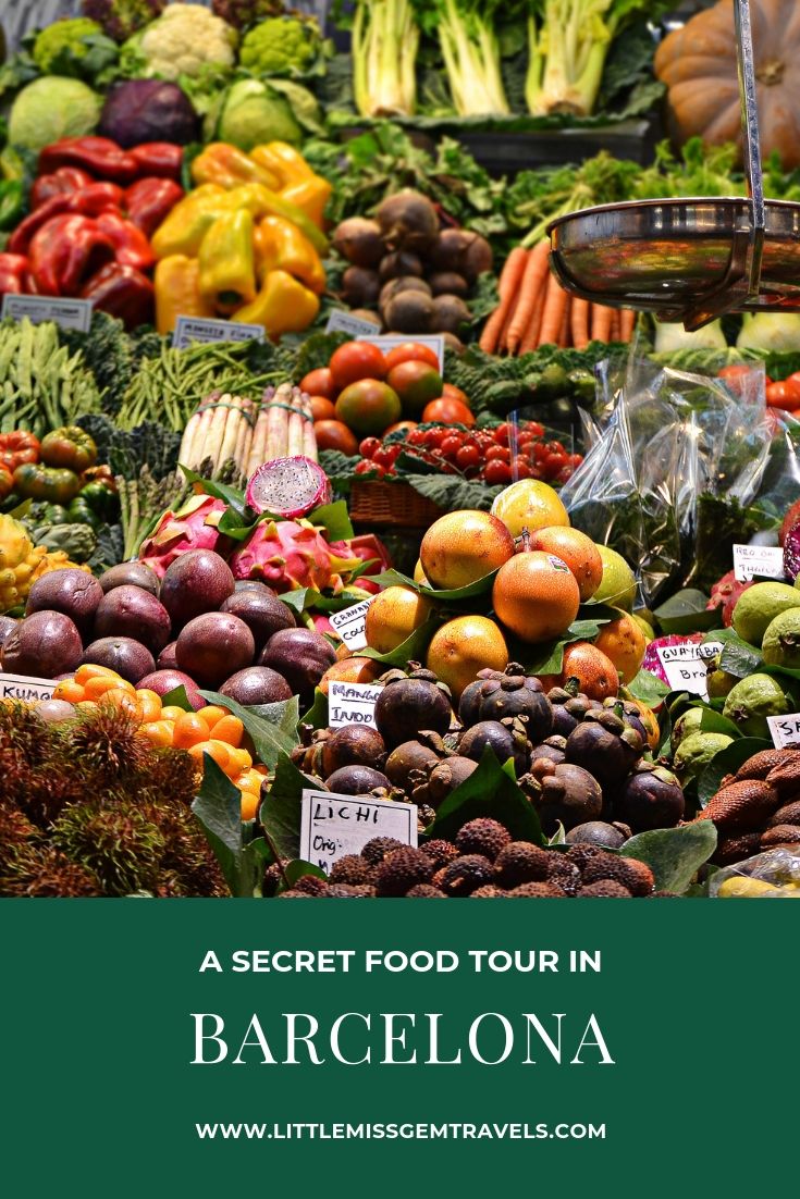 a secret food tour in Barcelona
