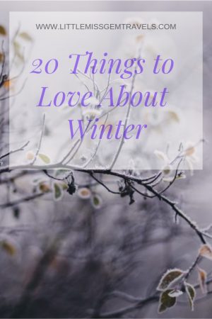 things to love about Winter