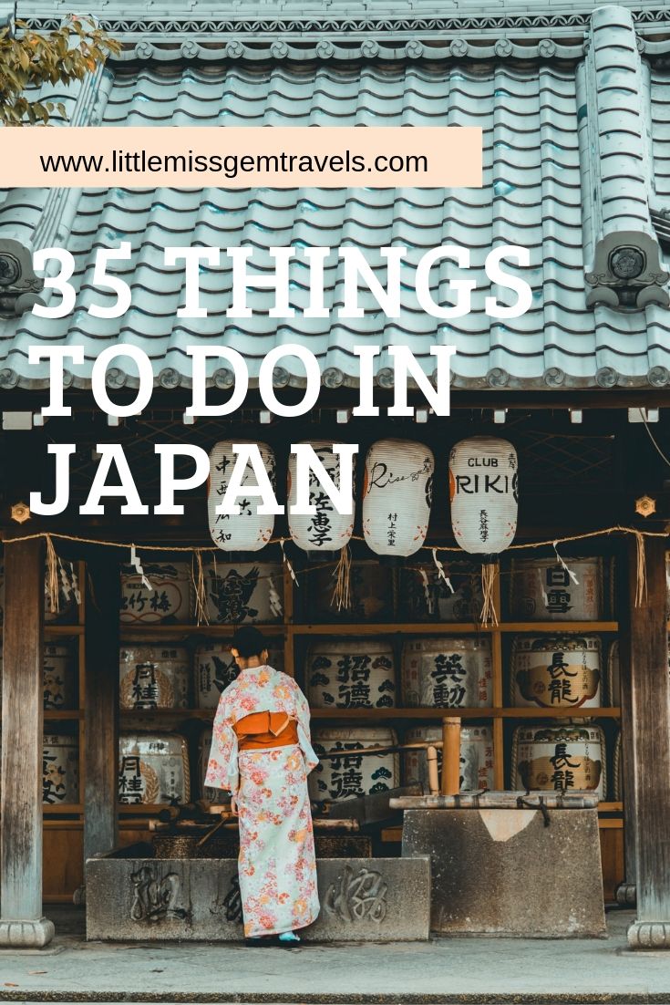 35 things to do in Japan