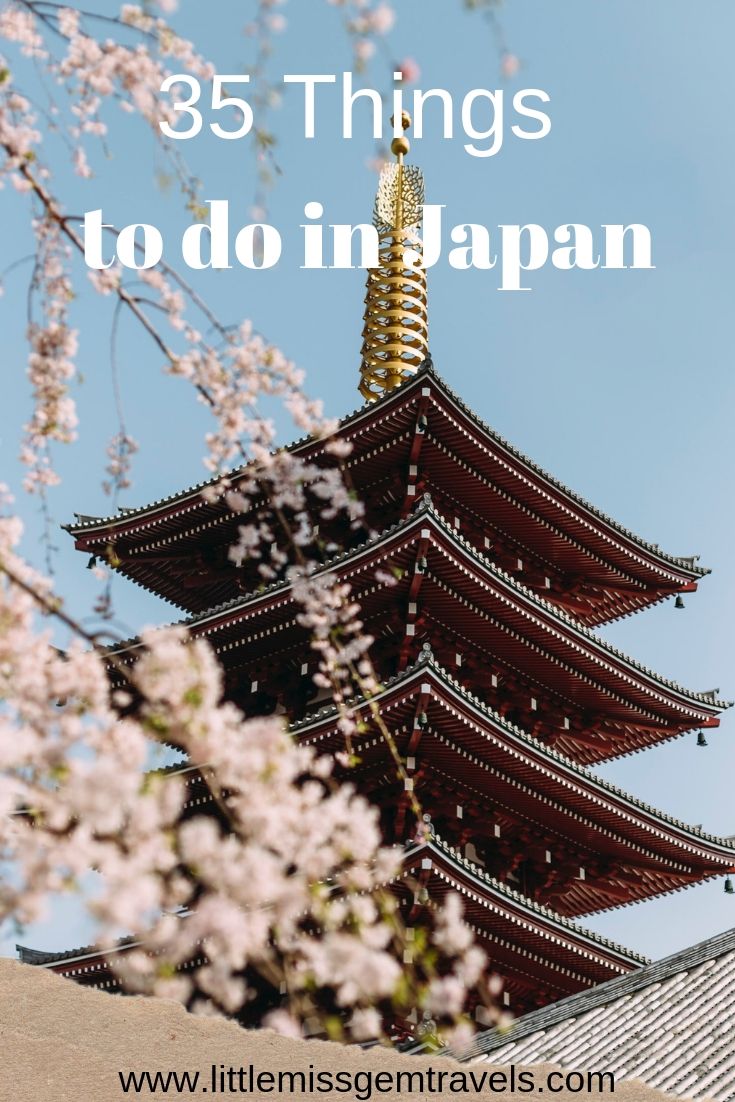 35 things to do in Japan
