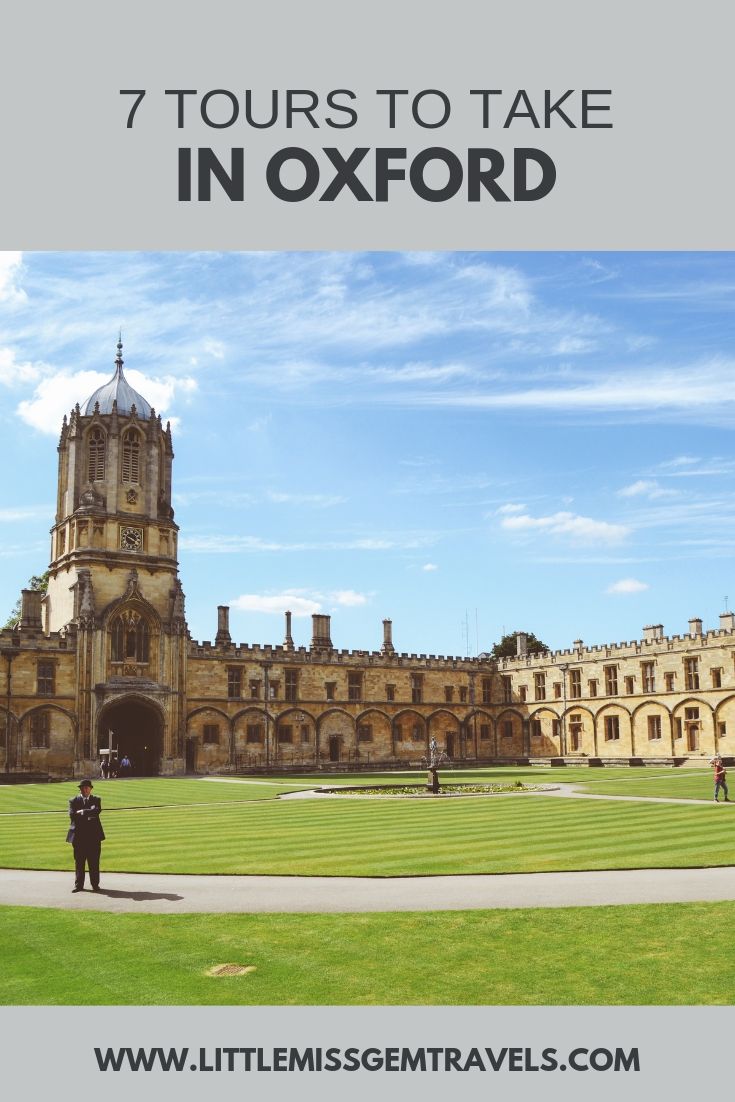 7 tours to take in Oxford
