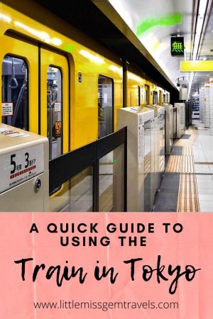 a quick guide to using the train in Tokyo