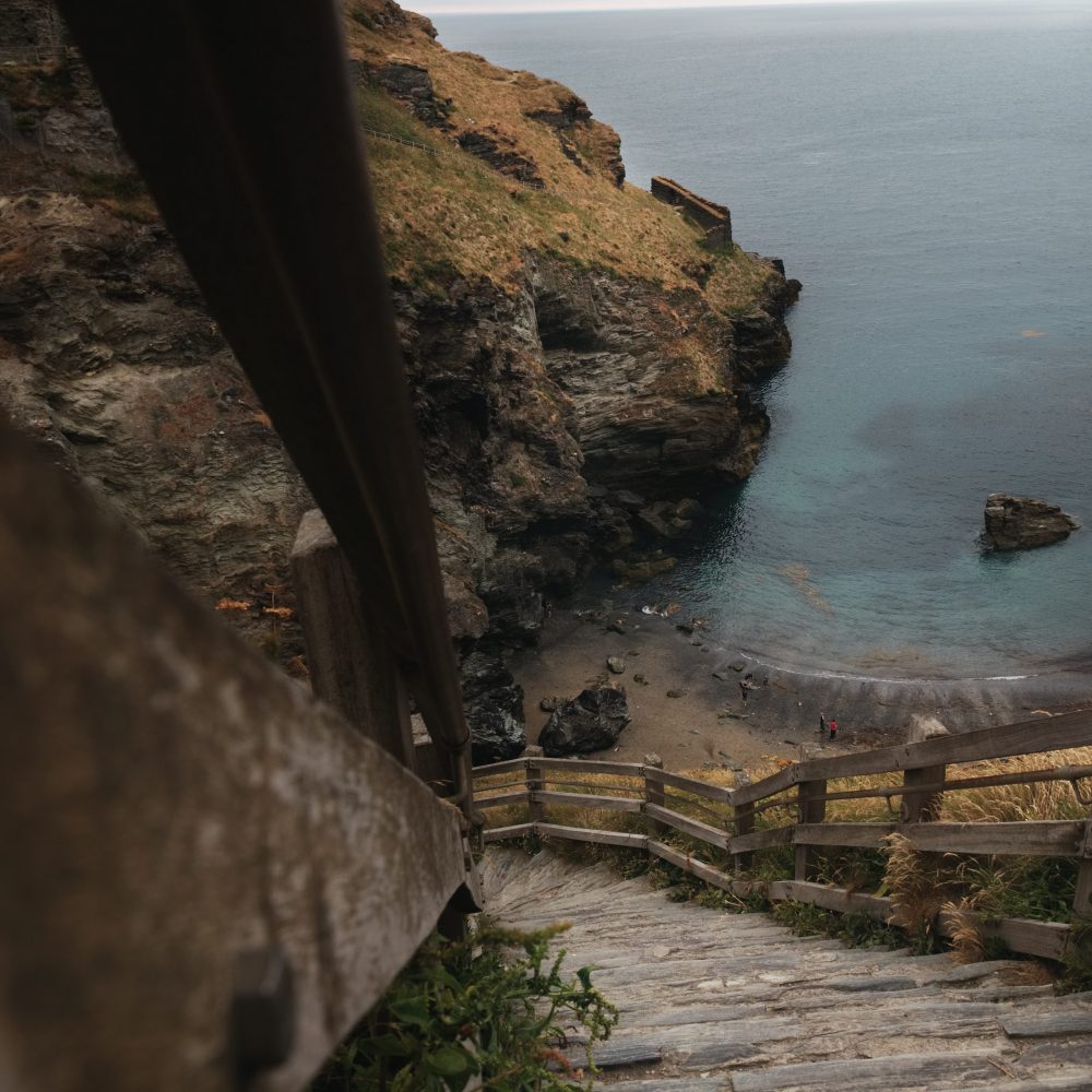 view from Tintagel Castle