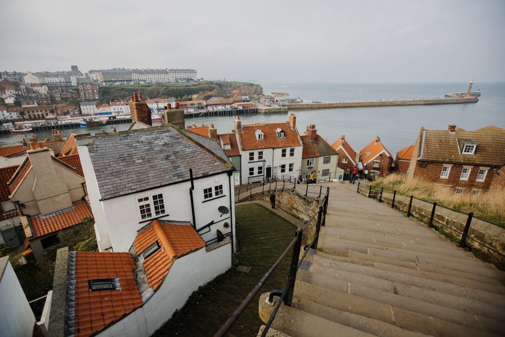 view of Whitby from streets